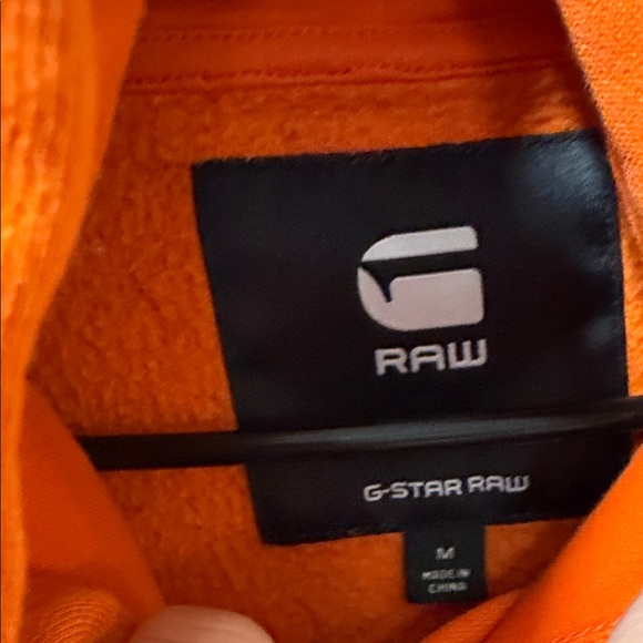 G-Star Bright Orange Men's Sweater - Picture 2 of 6